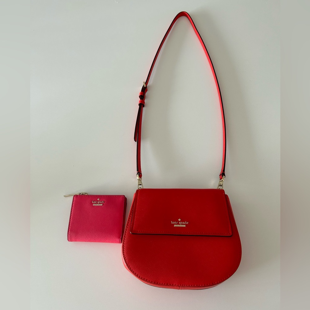 Red Kate Spade Purse (and pink wallet if you want it)